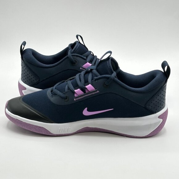 Nike Omni Multi-Court Low Blue / Pink DM9027-401 Size 7y = Women's: 8.5 - Picture 10 of 12